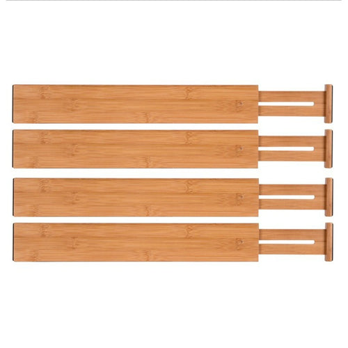 Adjustable Bamboo Drawer Divider Organizer
