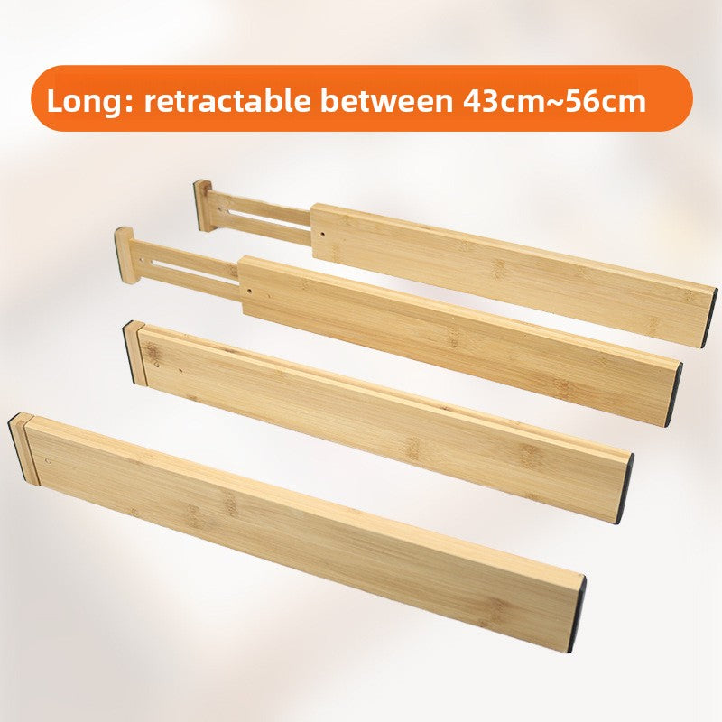 Adjustable Bamboo Drawer Divider Organizer