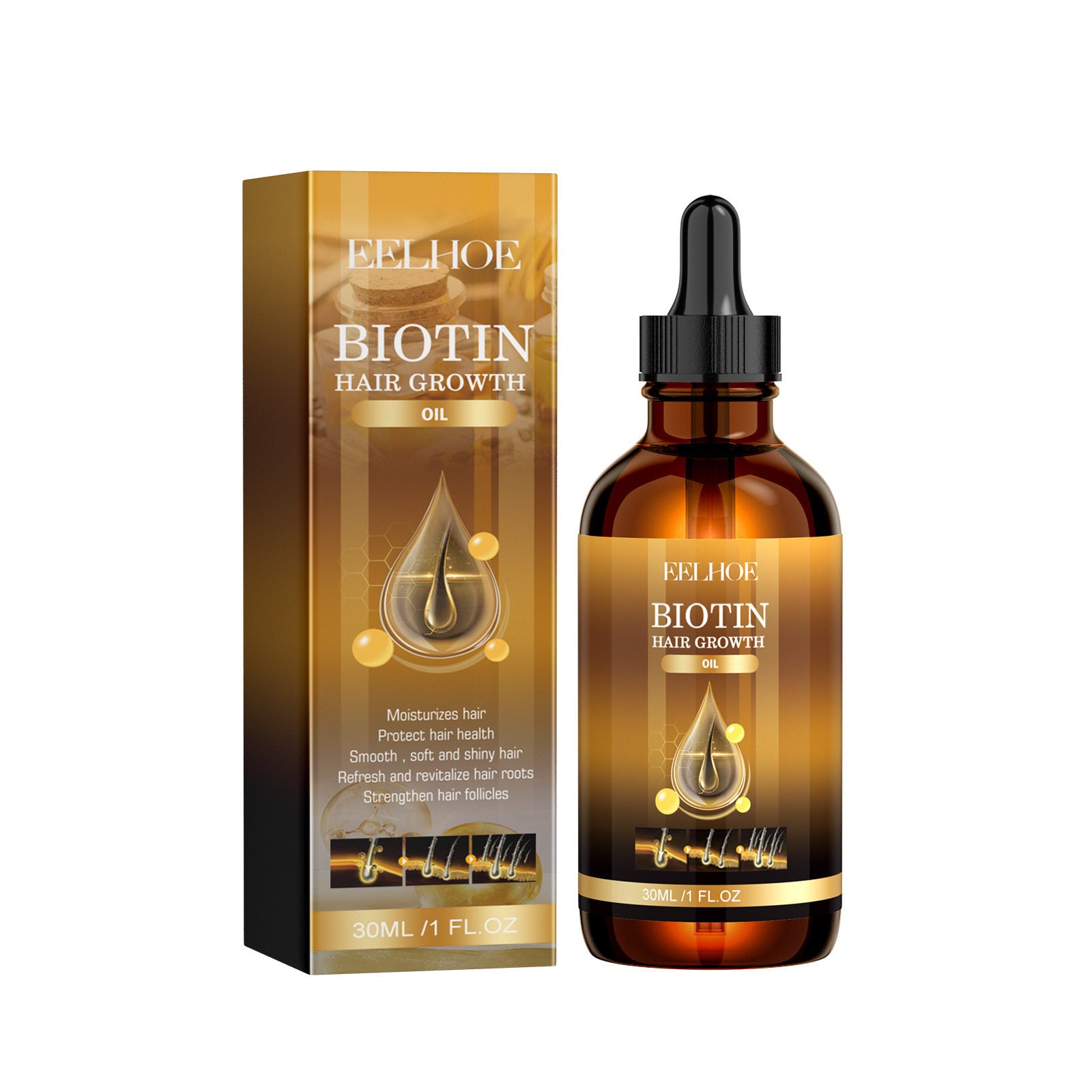 Ginger & Biotin Hair Growth Serum Spray