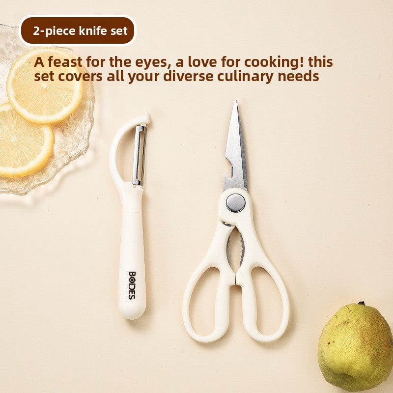 9-Piece Silicone Kitchen Utensil Set with Cutting Tools