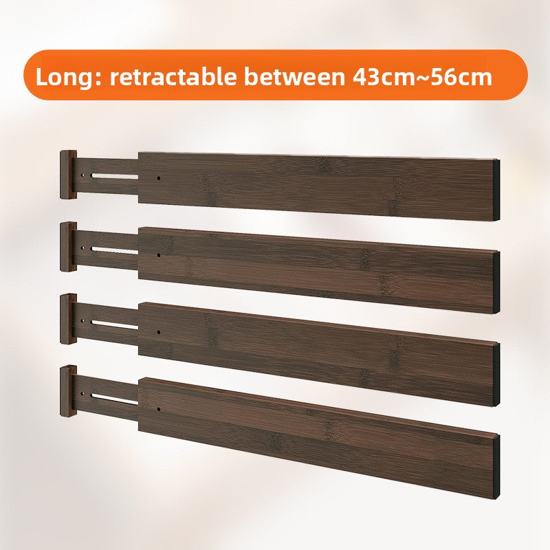Adjustable Bamboo Drawer Divider Organizer