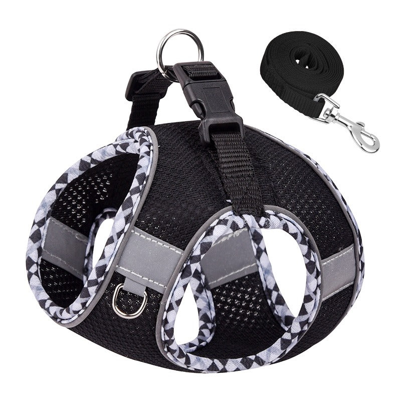 Step-In Reflective Dog Harness — No-Struggle Clip & Go Design (XS–L)