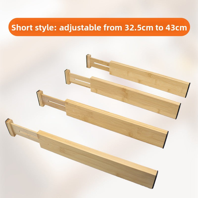 Adjustable Bamboo Drawer Divider Organizer
