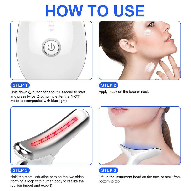 LumiLift 7-Color LED Face & Neck Sculpting Massager