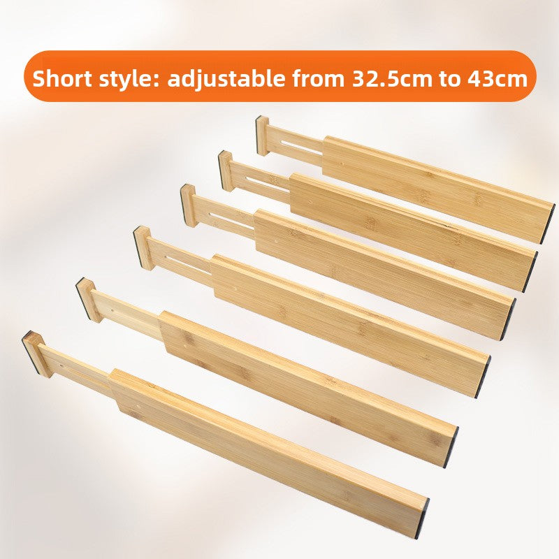 Adjustable Bamboo Drawer Divider Organizer