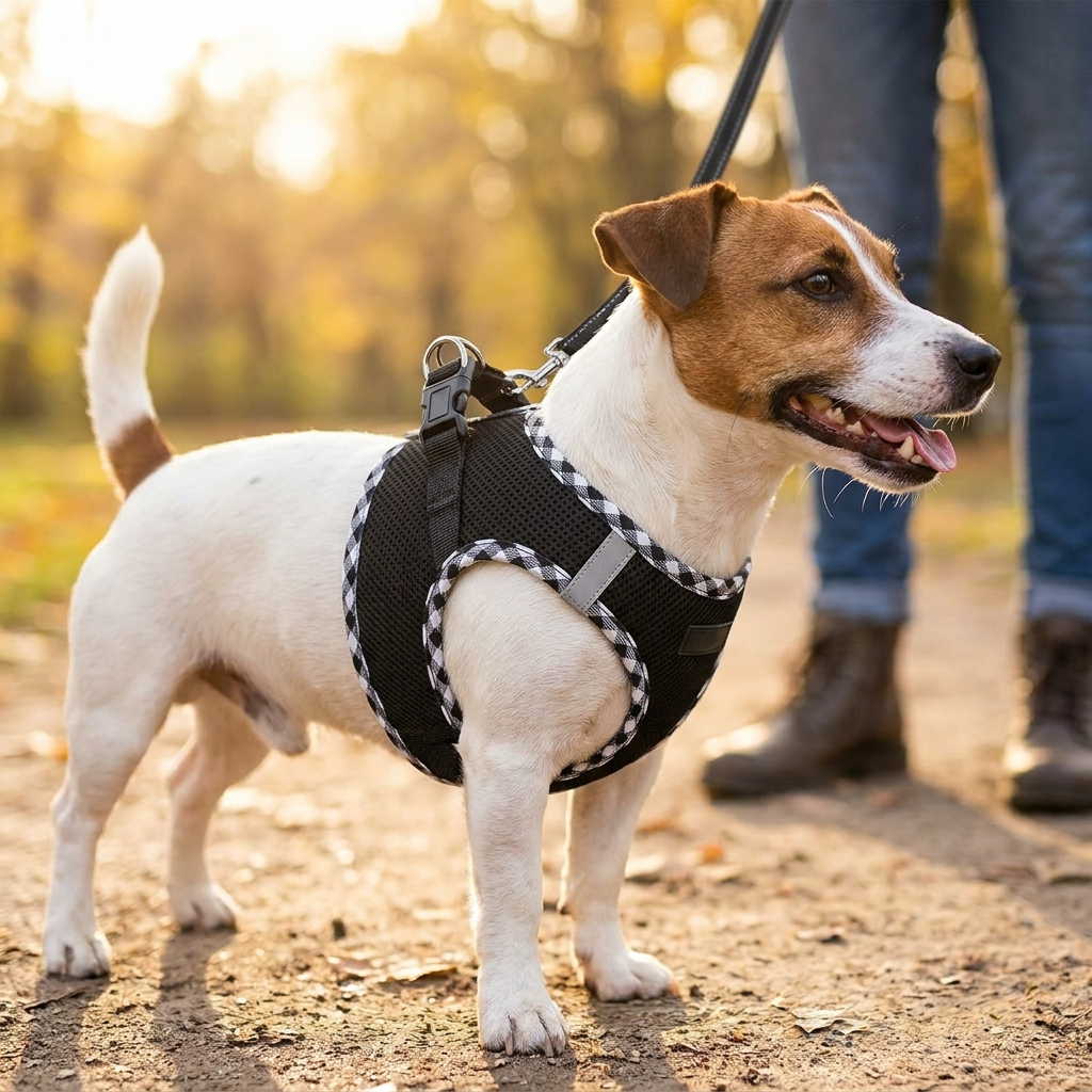 Step-In Reflective Dog Harness — No-Struggle Clip & Go Design (XS–L)