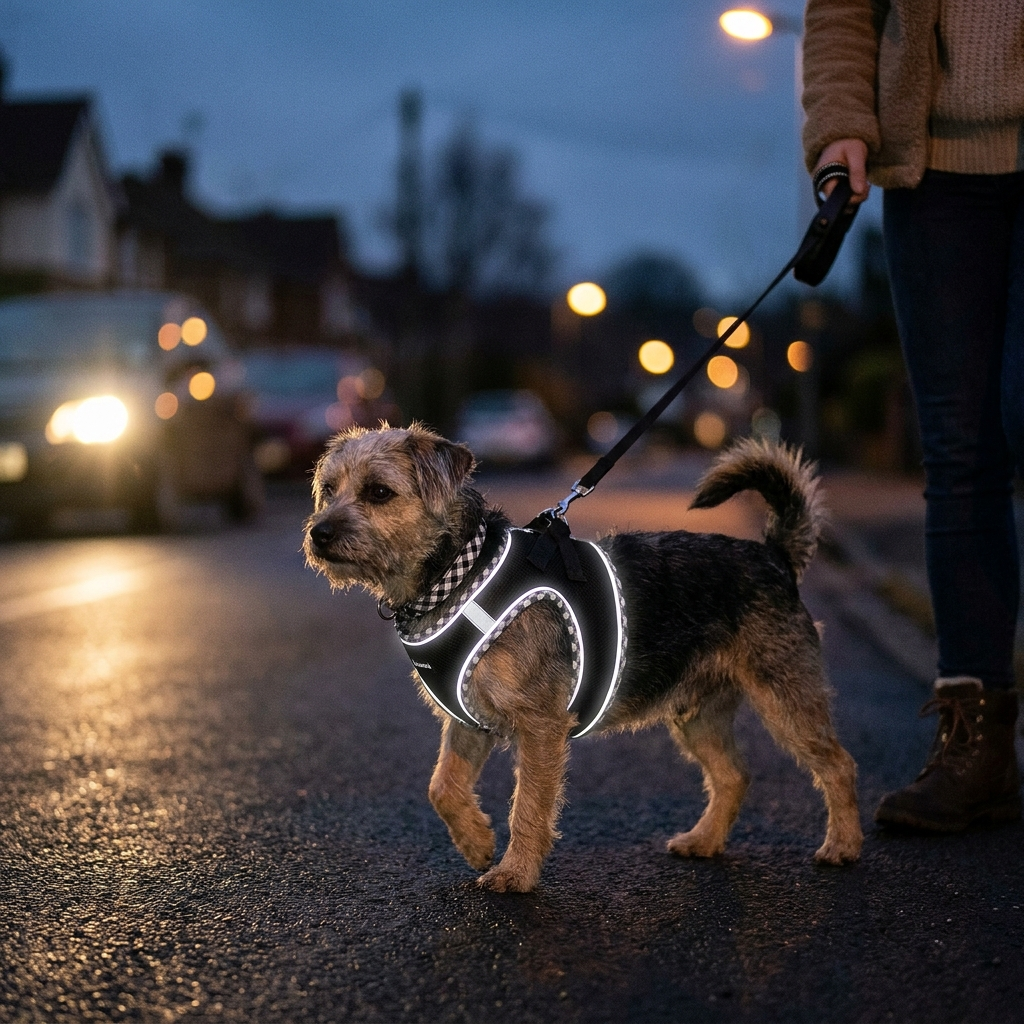 Step-In Reflective Dog Harness — No-Struggle Clip & Go Design (XS–L)